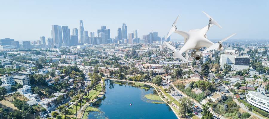 Hire drone photographer in Los Angeles